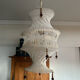 Vintage suspension in hook and macramé