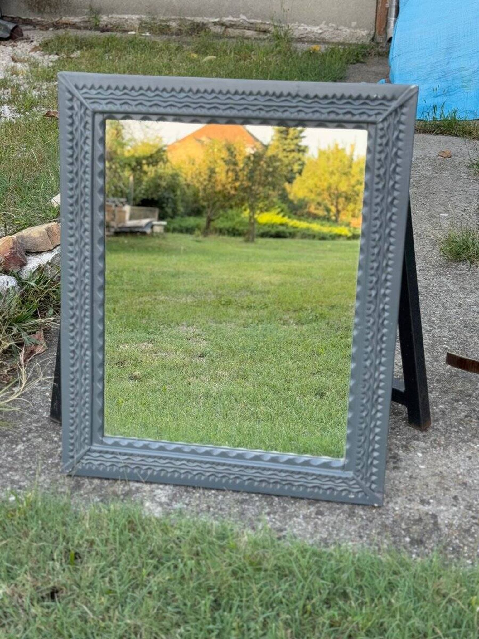 Antique carved mirror, 1900s,