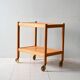 1960s Scandinavian pine wood trolley