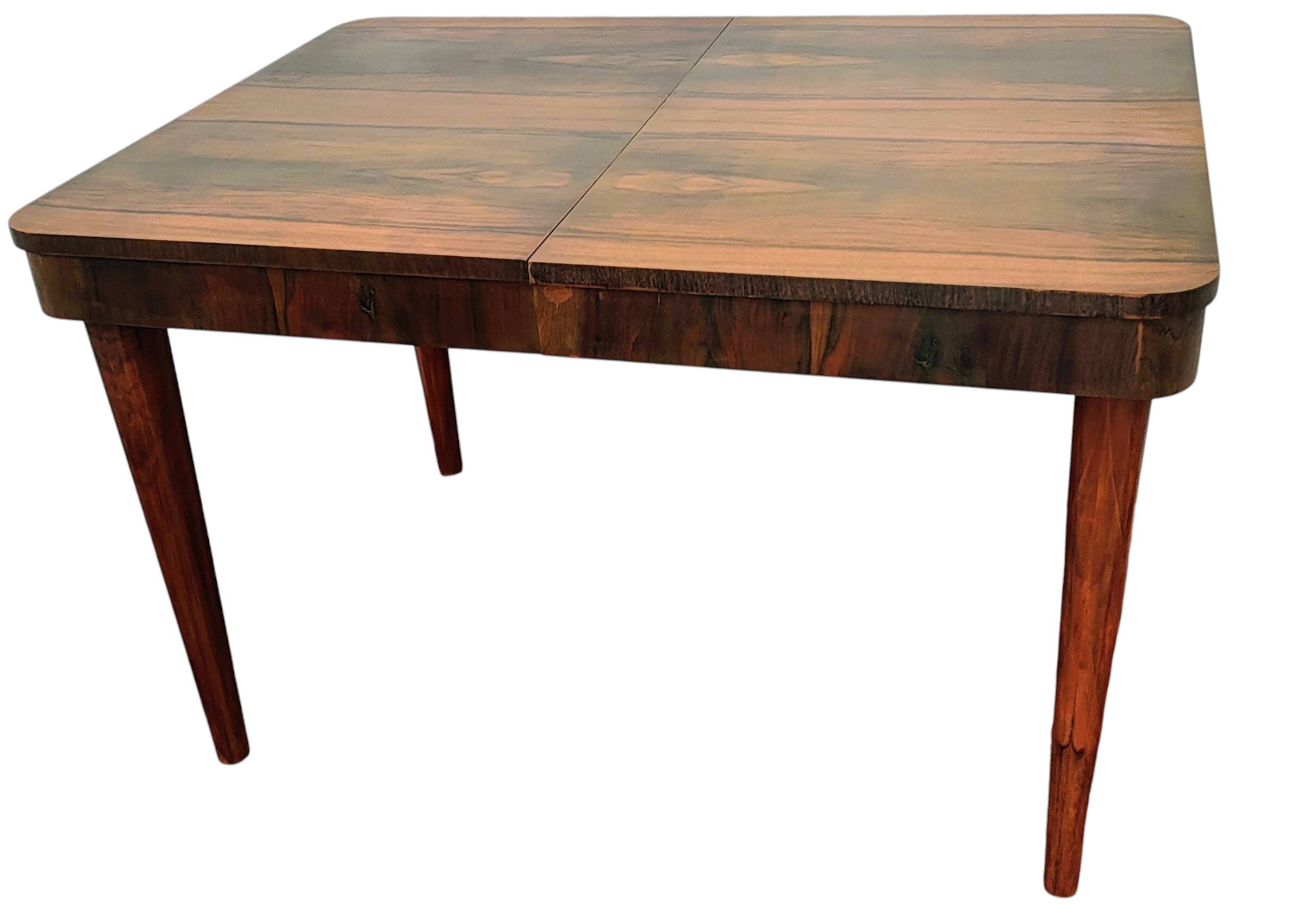 Czechoslovakian Extendable Dining Table by Jindřich Halabala for Up Závody,