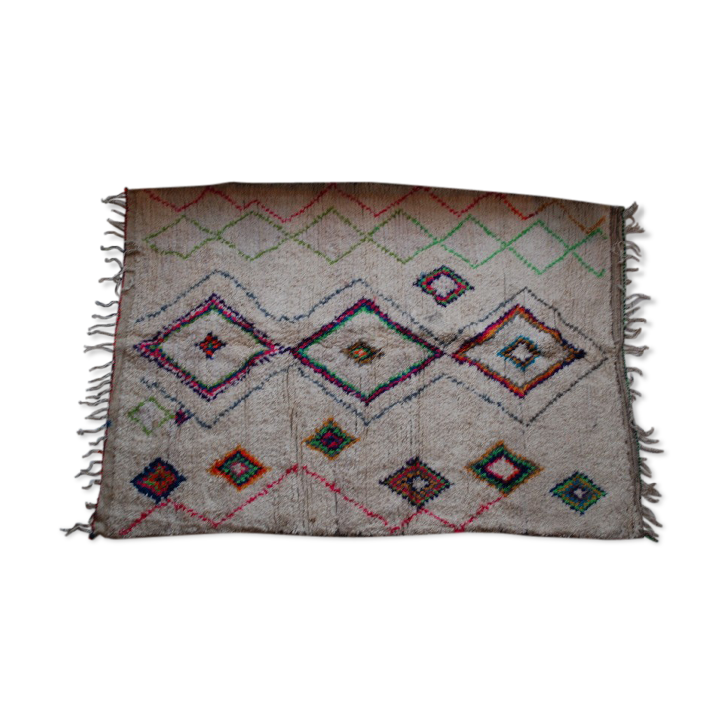 Vintage Berber rug from 1975-1980 225x150cm