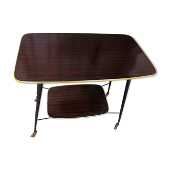 Old tv table in formica, years 60