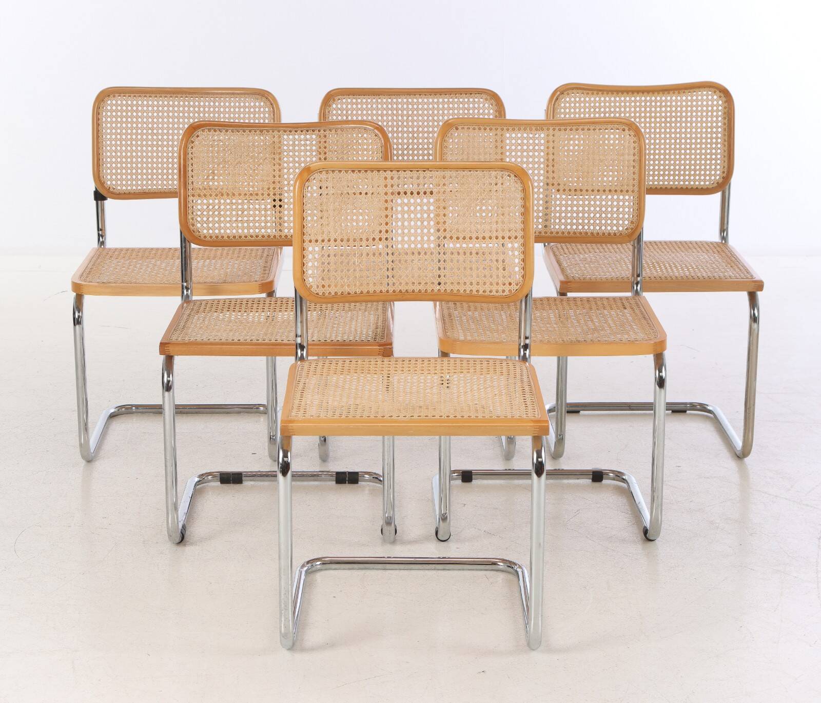 6 CHAIRS INSPIRED BY BREUER B32 ITALY