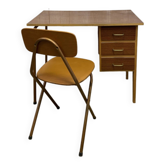 Vintage desk and chair set