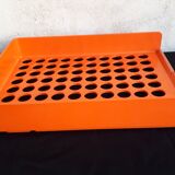 Orange mail bench design Roger Tallon