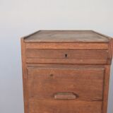 Oak compartment locker circa 1900