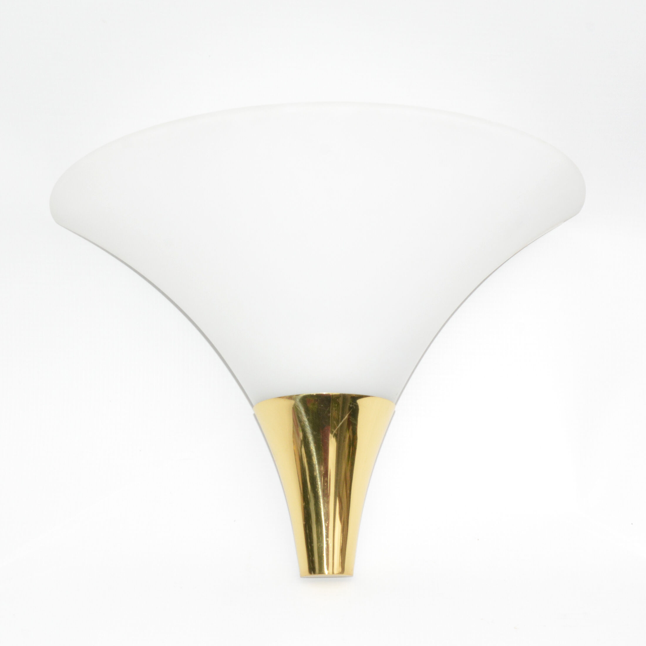 Pair of wall lamps, Glashutte Limburg, Germany, 1970s