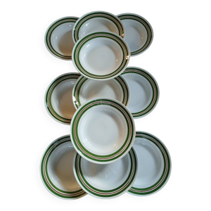 11 assiettes creuses - moulin loups