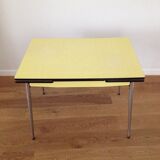 Yellow formica table