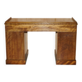 Victorian pedestal desk by Morris & Co circa 1880 in satinwood.