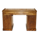 Victorian pedestal desk by Morris & Co circa 1880 in satinwood.