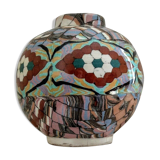 Earthenware vase Gerbino Vallauris vintage ceramics