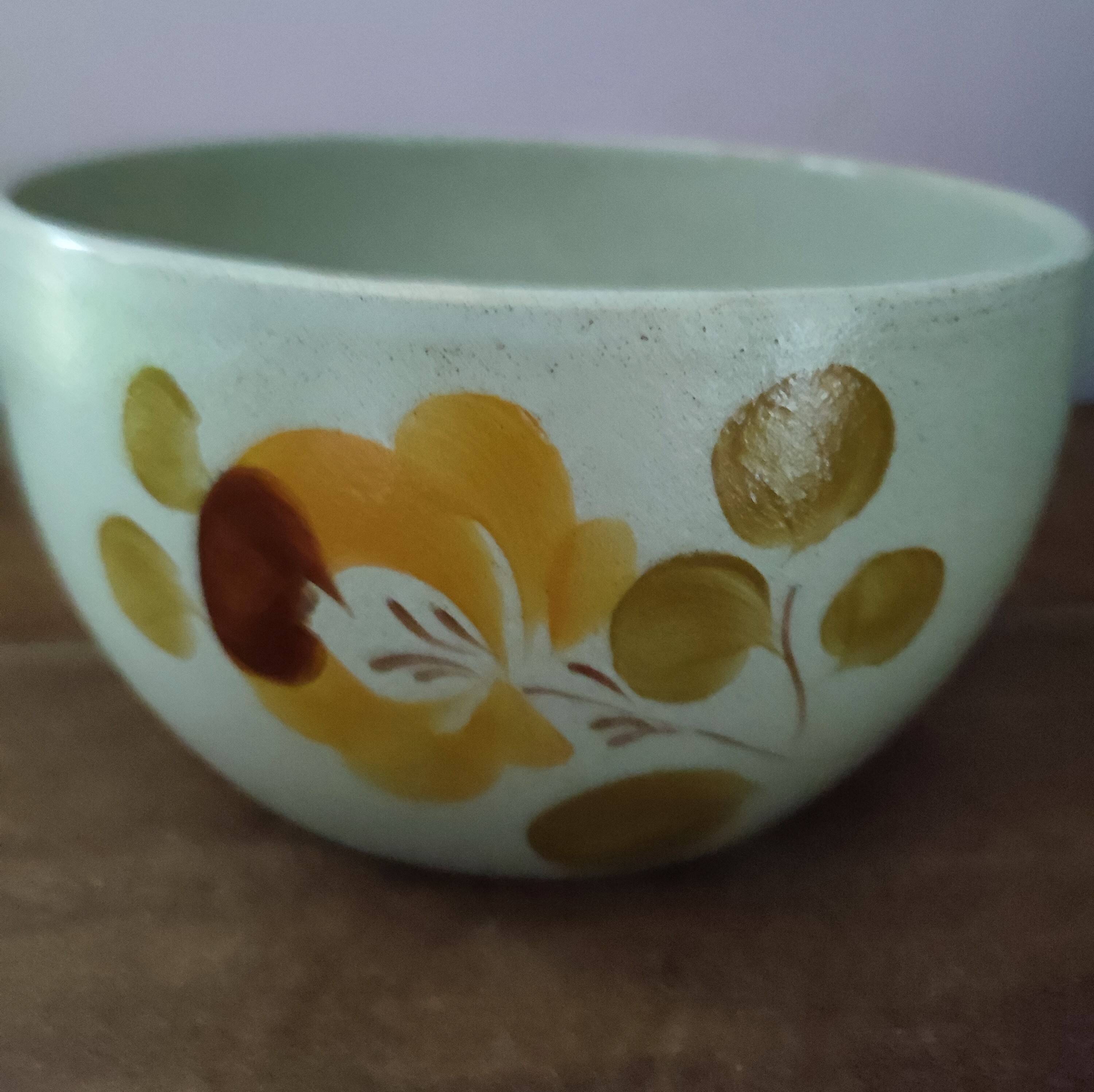 Saint Amand earthenware salad bowl