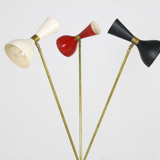 Lampadaire tripod dans le style des créations Italiennes des années 50