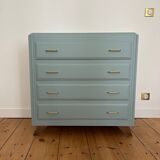 Vintage chest of drawers revisited in Almond (Resource)
