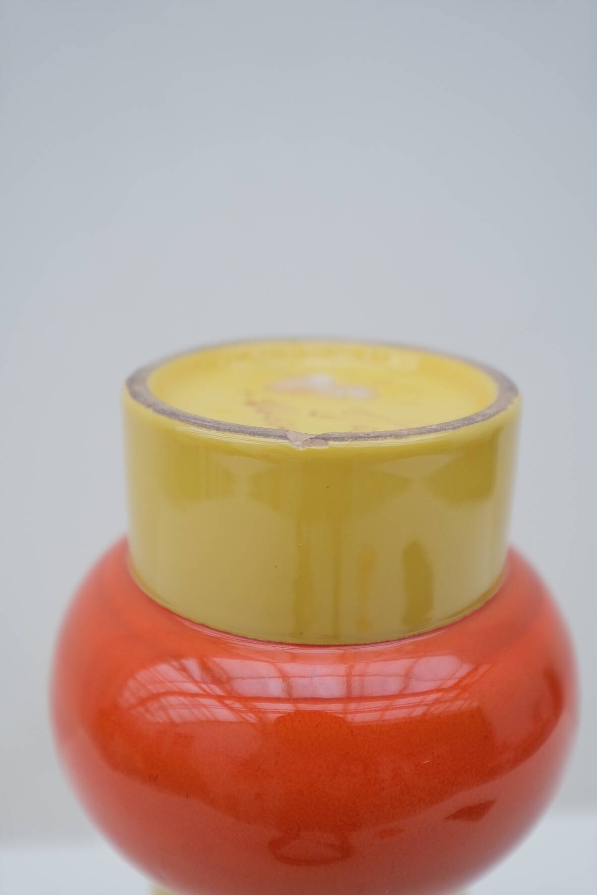 ROMETTI ceramic vase, Italy 1970