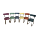 Set de 6 chaises industrielles "Nori"