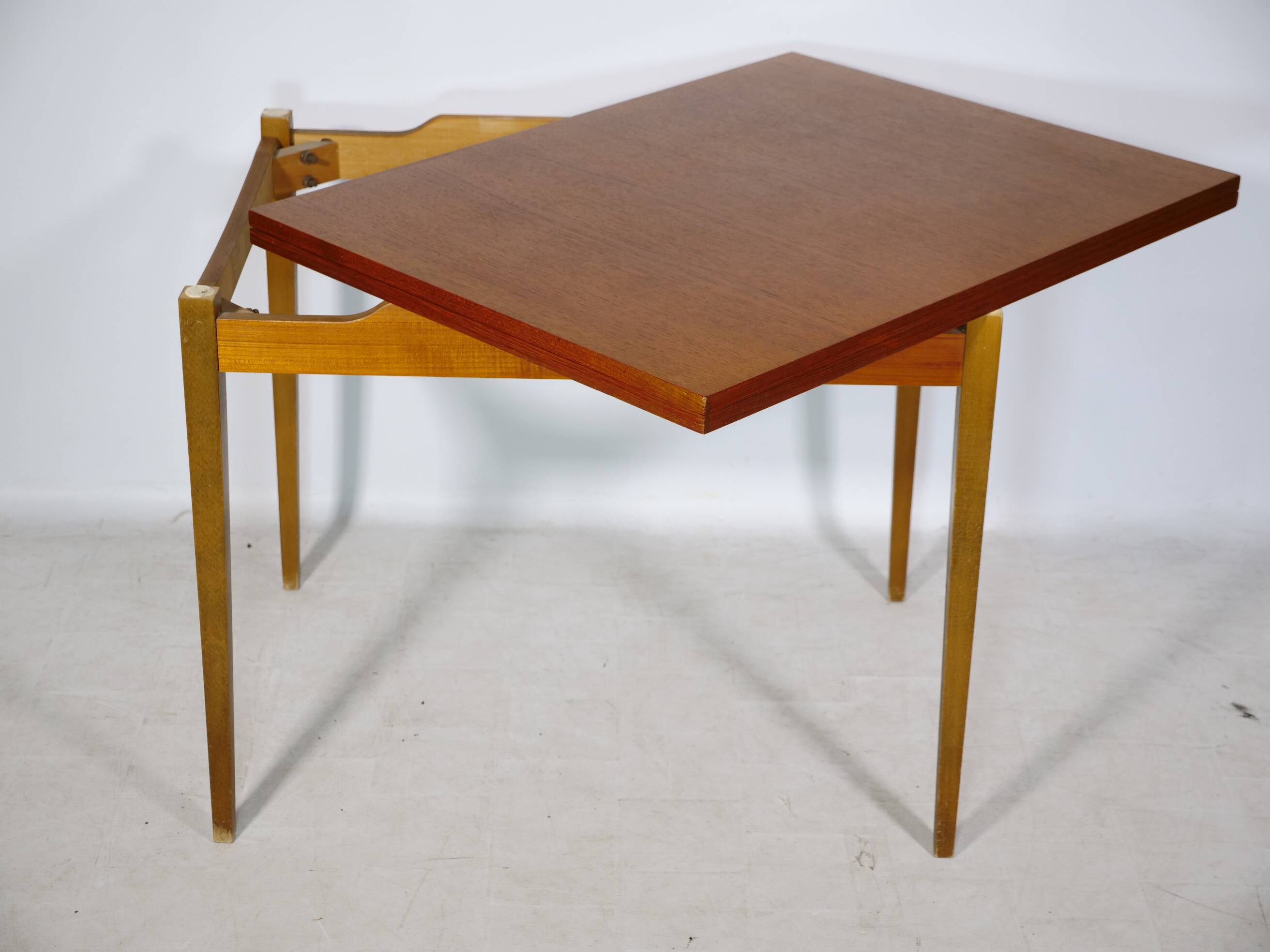 Mid Century Walnut Dining Table by Wilhelm Renz, 1960s