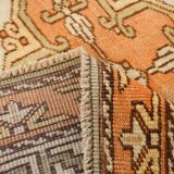 Vintage Peach & Salmon Classic Persian Rug, 240x278Cm