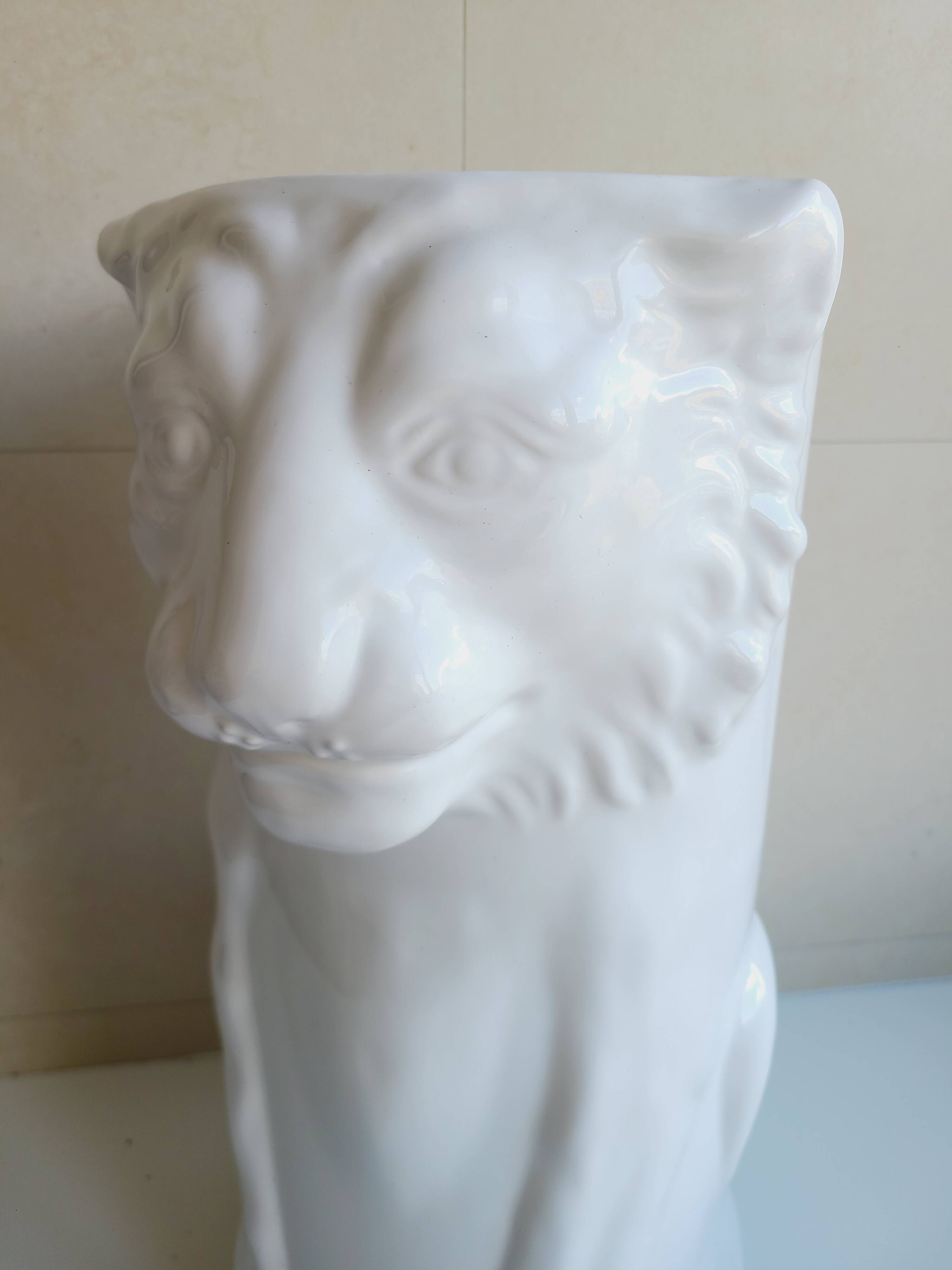 porte parapluie italien vintage en céramique