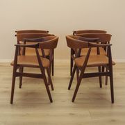 6 chaises danoises en teck, années 1970