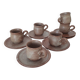 Stoneware coffee service from Vallauris
