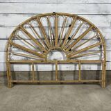 Tête de lit vintage en rotin