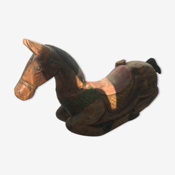 Indonesian wooden horse - fairground art