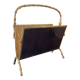 Magazine rack in bronze from the 50/60s
