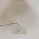 Vintage brass table lamp with plexiglass, 1990s.