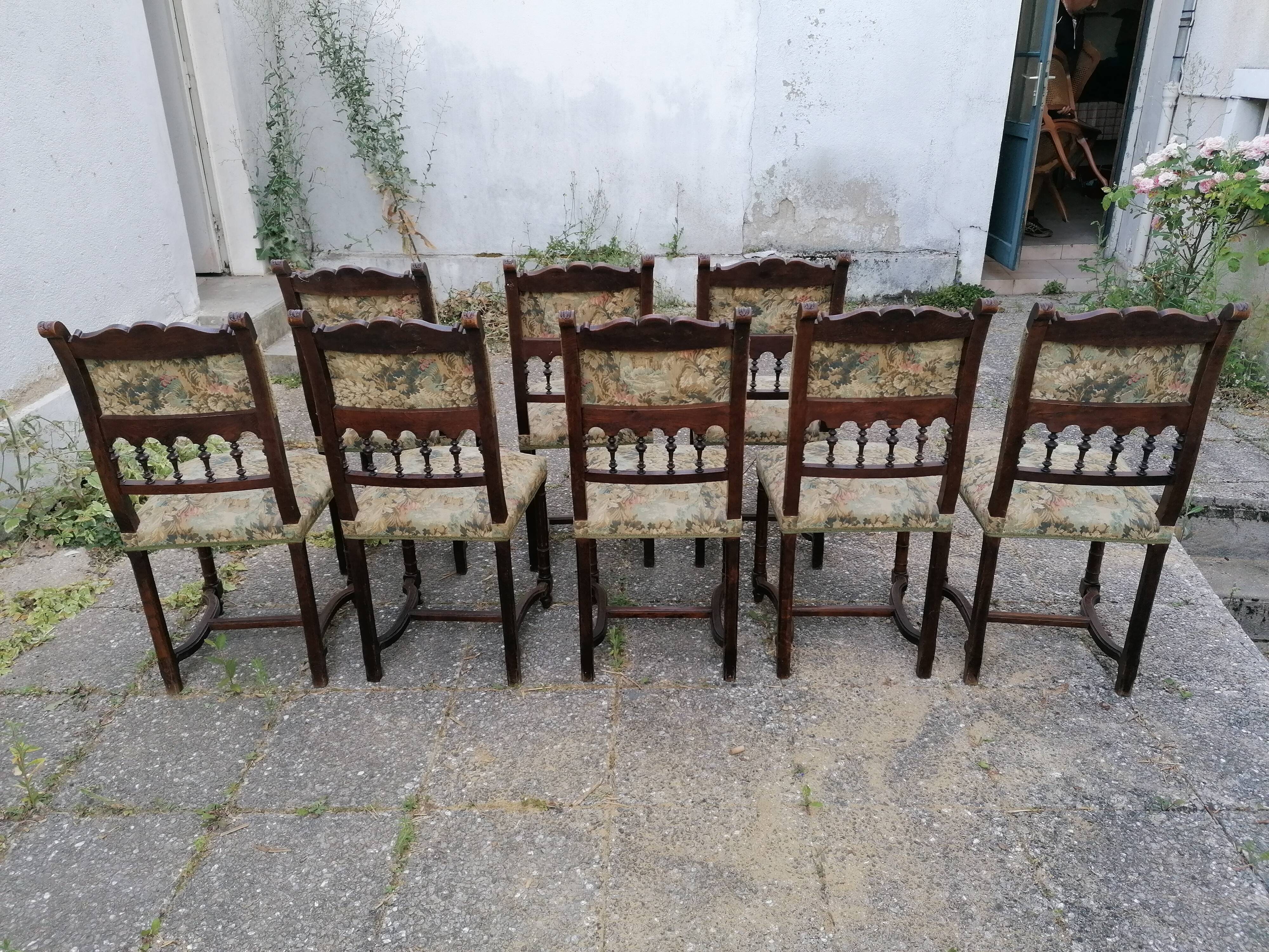 8 henri chairs