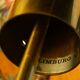 limburg mid century PENDANT LIGHT model P 239 a 4168 glass and brass 1960s