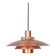 Vintage Copper Pendant Lamp by Form-Light, Danish Mid-Century Modern Lighti