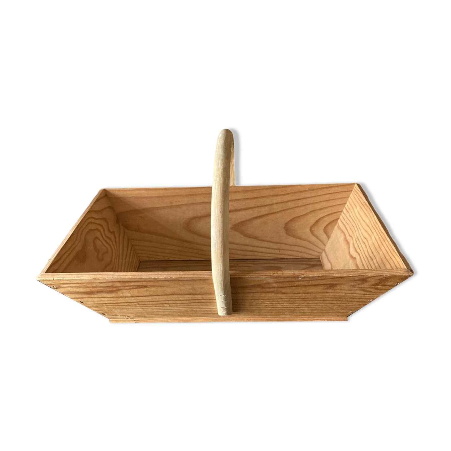 Wooden harvest basket