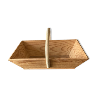 Wooden harvest basket
