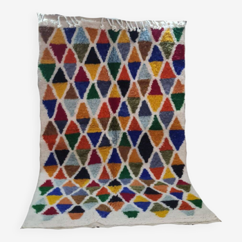 Tapis berbère coloré en laine fait main 250 x 150 cm