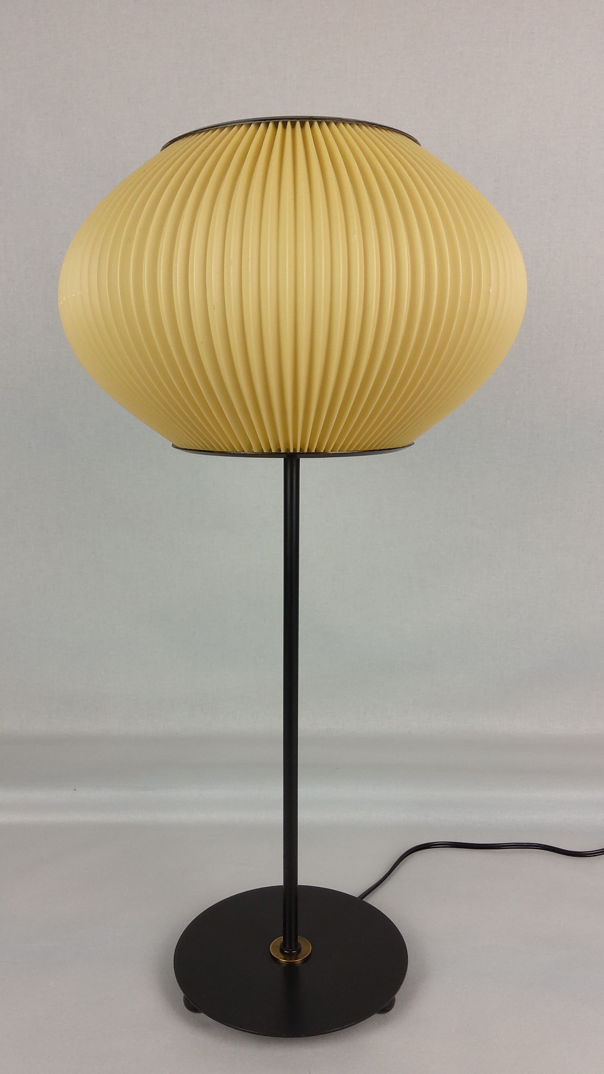 Lampe vintage abat-jour Rispal 1960