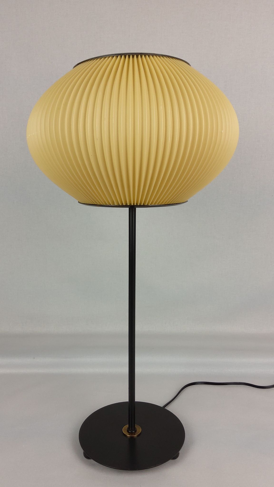 Lampe vintage abat-jour Rispal 1960