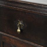 Rare English antique 2-door cabinet from the early 18th century