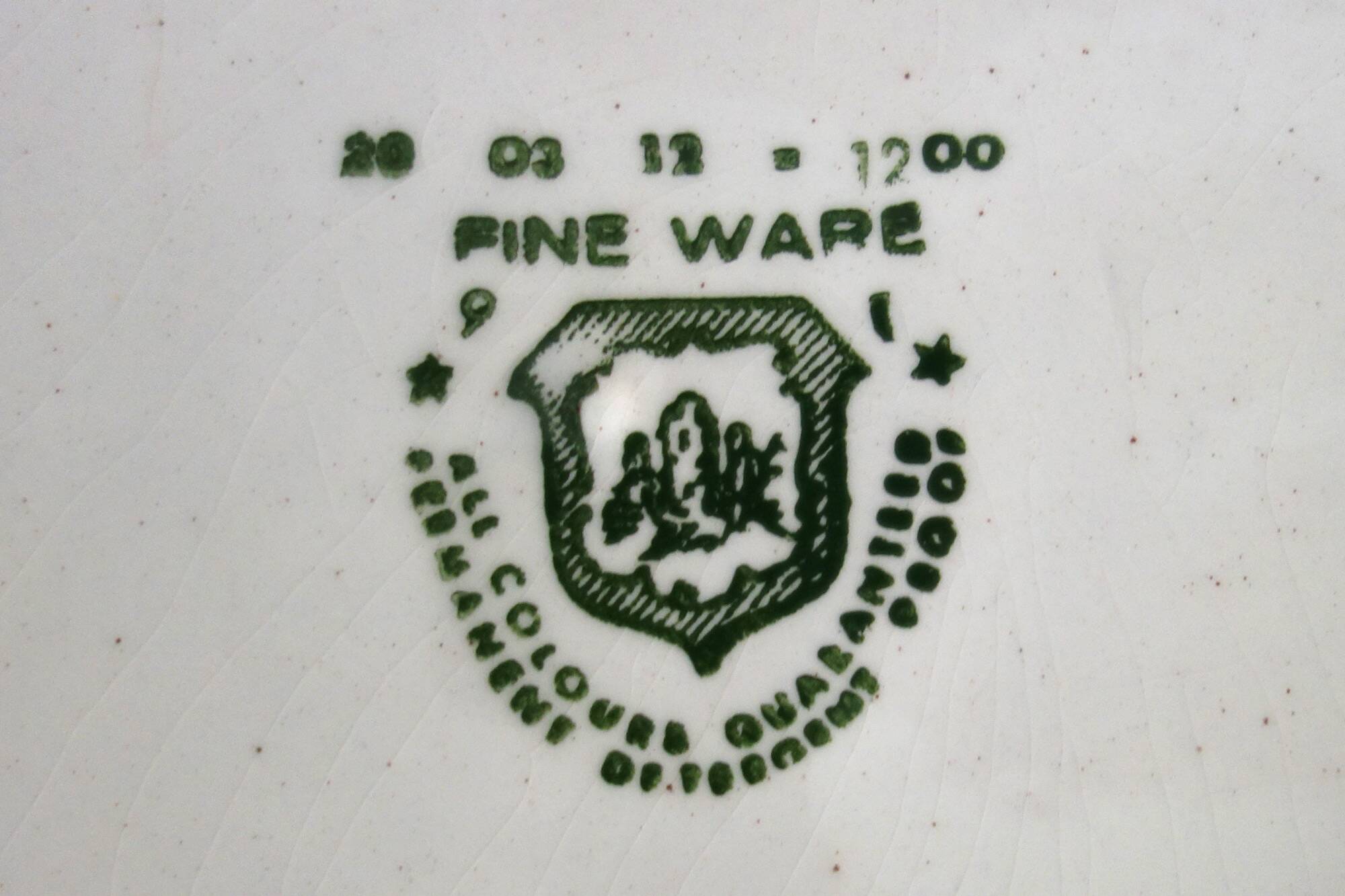 7 deep plates Fine Ware earthenware