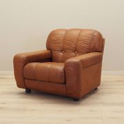 Brown armchair, Italian design, 1970s, production: Italy
