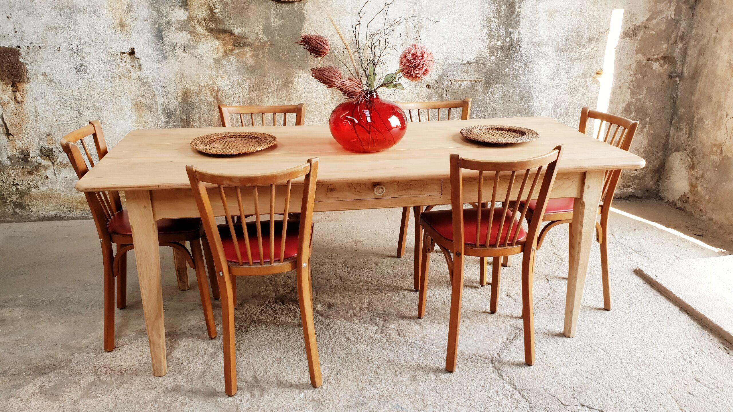 Vintage farmhouse table
