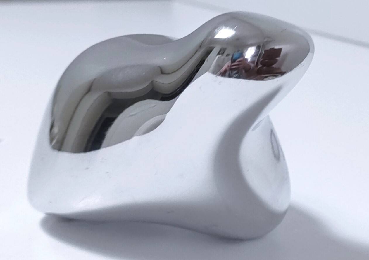 Beaver aluminum paperweight modernist design by Hoselton signed and numbered