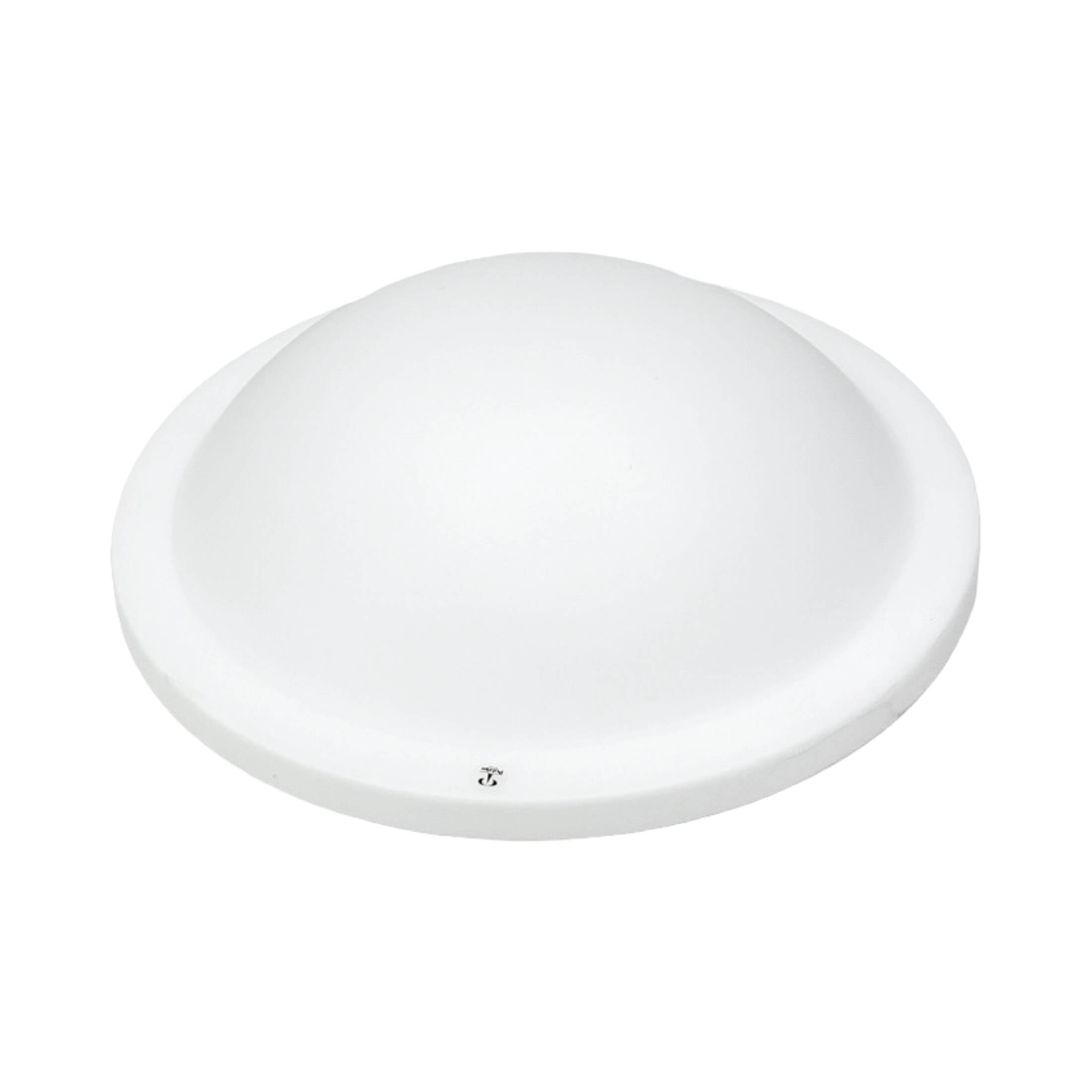 Peill & Putzler ceiling lamp – Germany, 1970s, opal glass, 40 cm, 3×E27