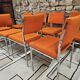 Lot de 8 chaises fauteuil 1970"