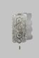 Textured Glass Sconce From Glashütte Limburg, 1970s, Germany