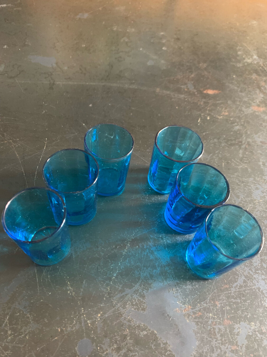 Set of 6 liqueur glasses