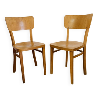 Pair of Thonet bistro chairs