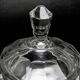 Art Deco bonbonniere, crystal, Moser, Czechoslovakia, 1930s