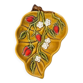 Vintage ceramic enamelled pocket tray with strawberry design – 1960s